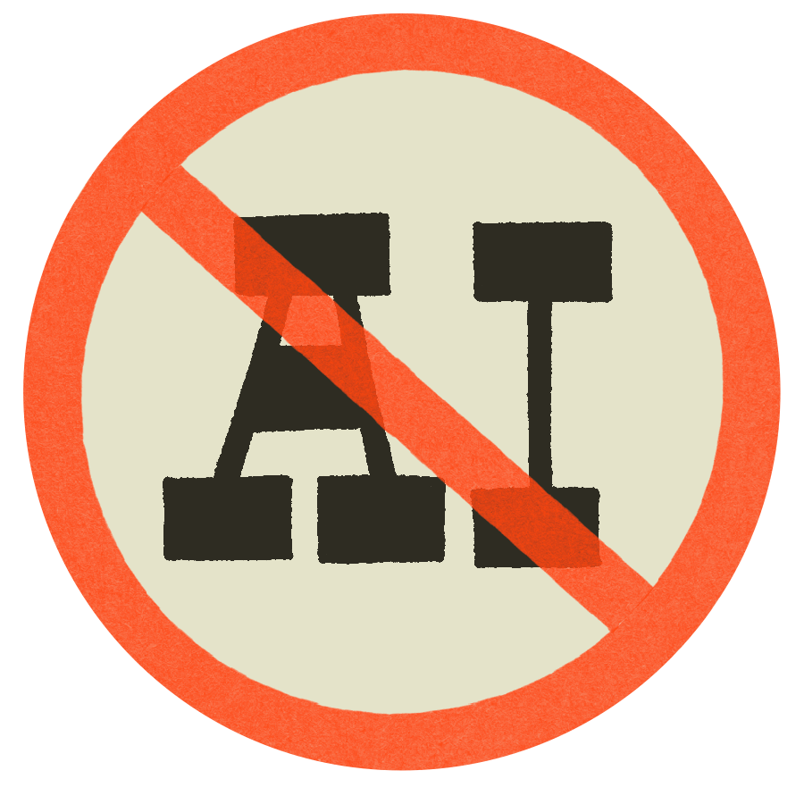 Say No to AI Sticker