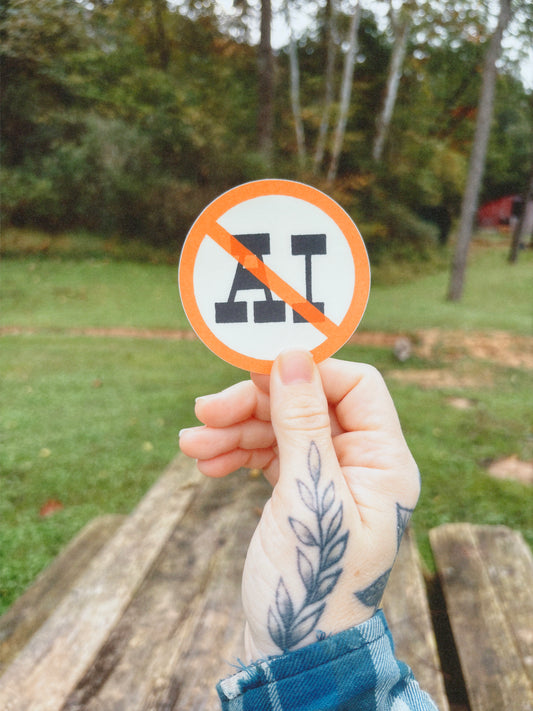Say No to AI Sticker