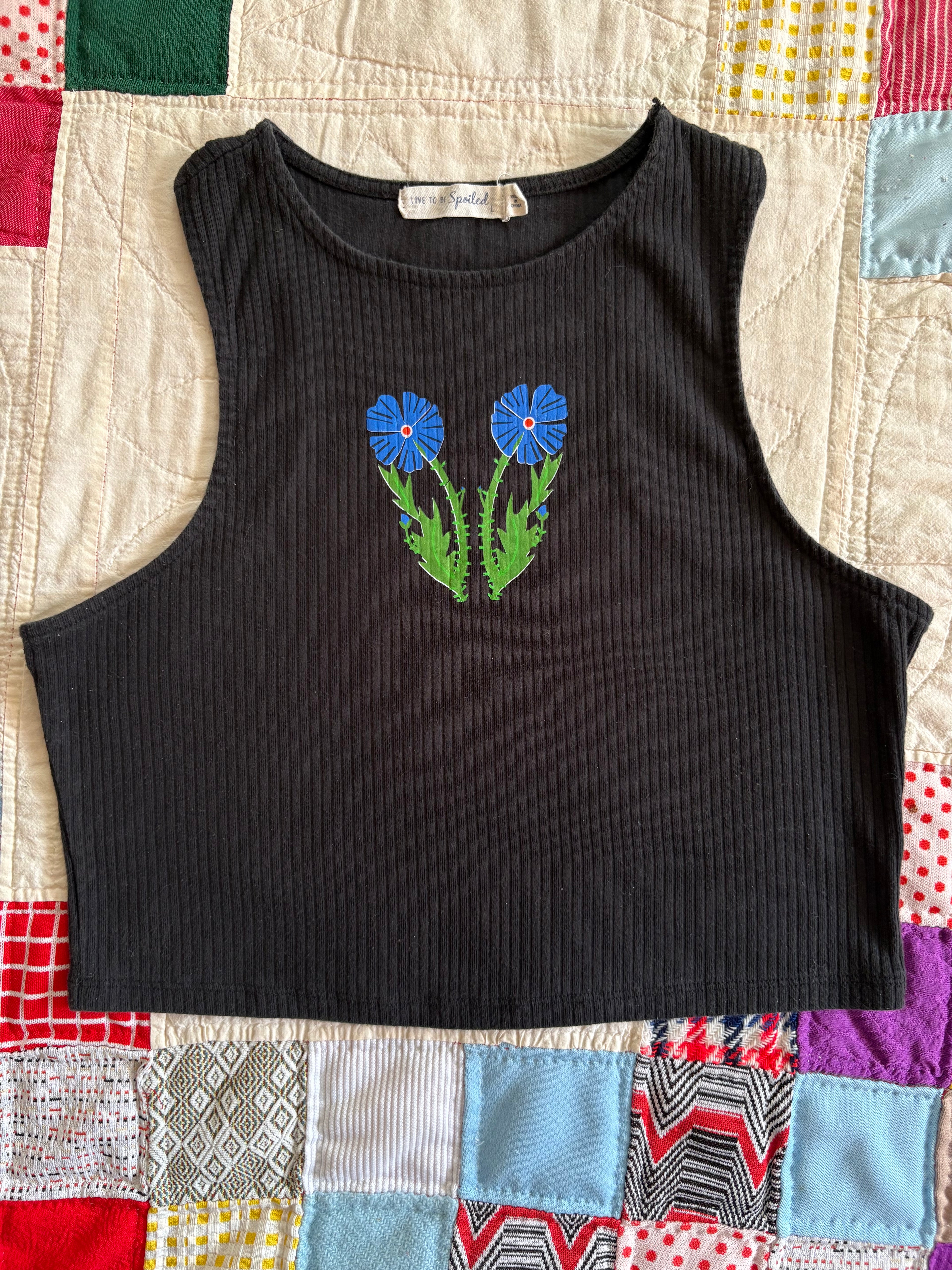 Flower Power Crop Tank