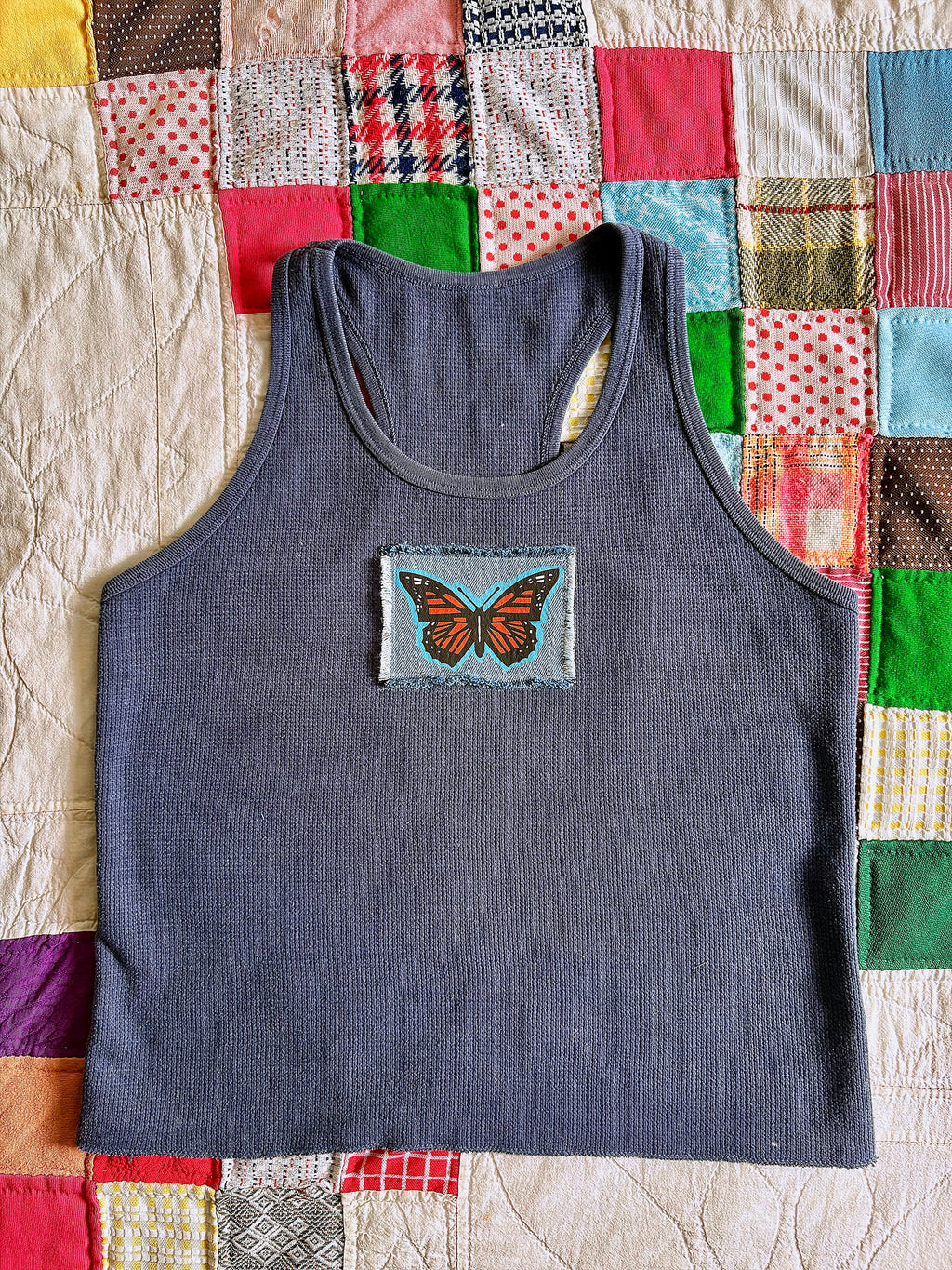 Purplish Monarch Patch Tank