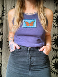 Purplish Monarch Patch Tank