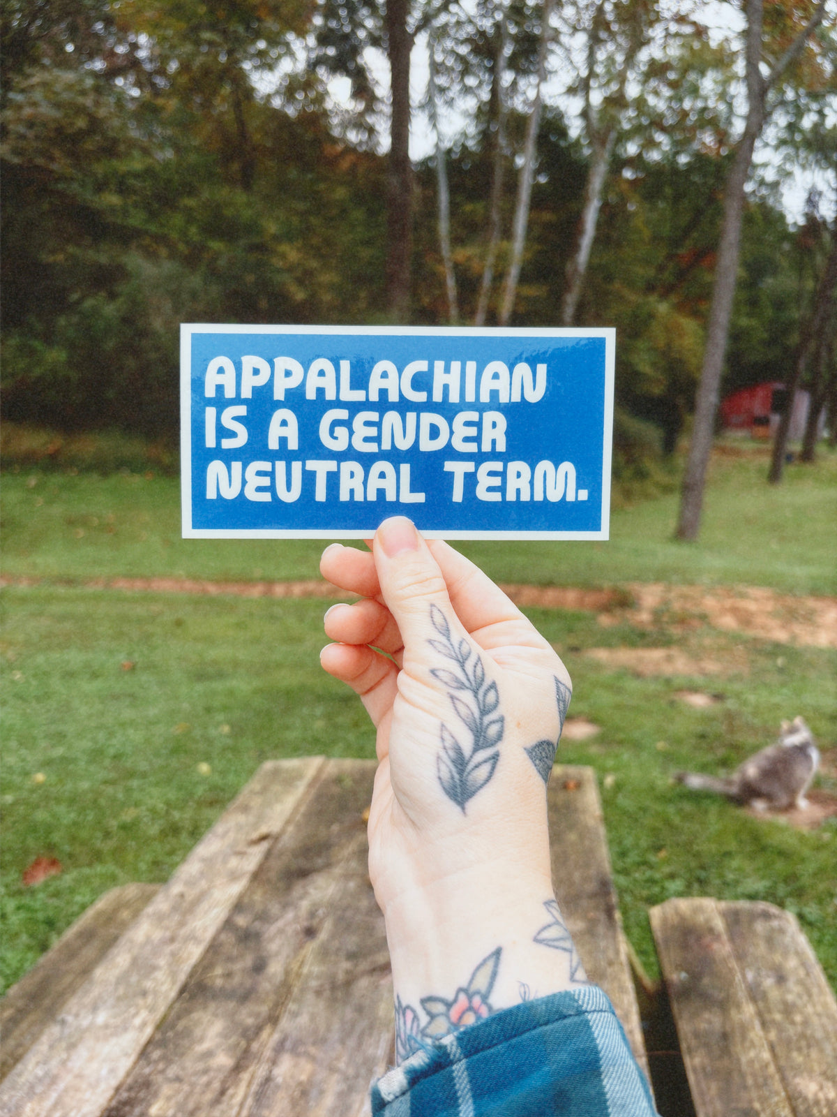 Appalachian Is A Gender Neutral Term Bumper Sticker