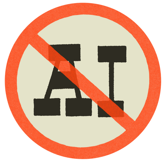 Say No to AI Sticker