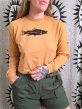 Trout Longsleeve Crop Tee