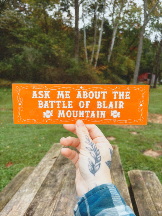 Battle of Blair Mtn Bumper Sticker