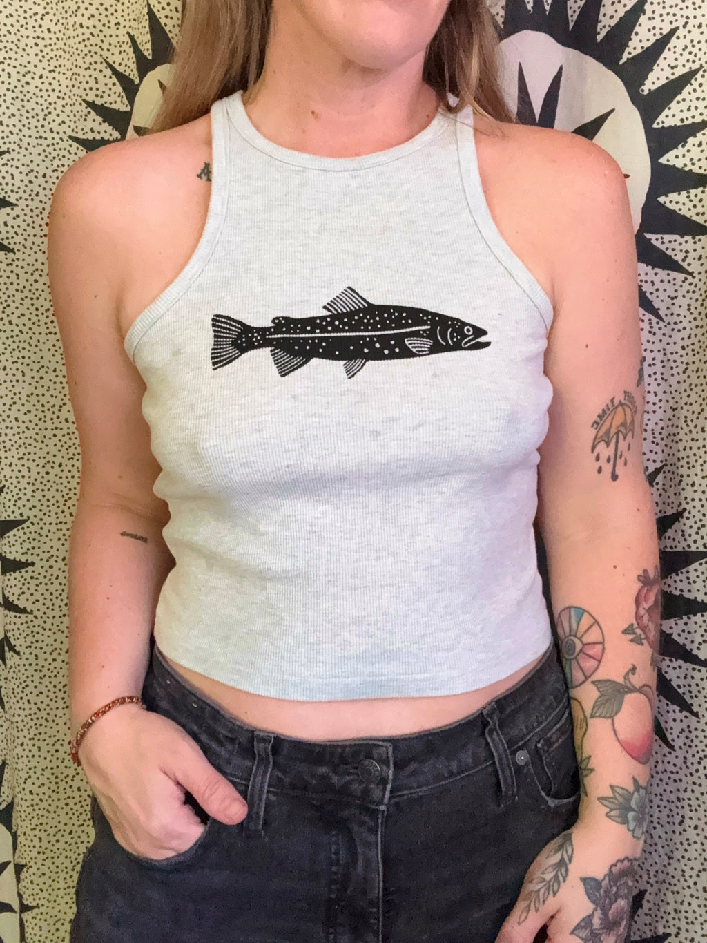 Grey Ribbed Trout Tank