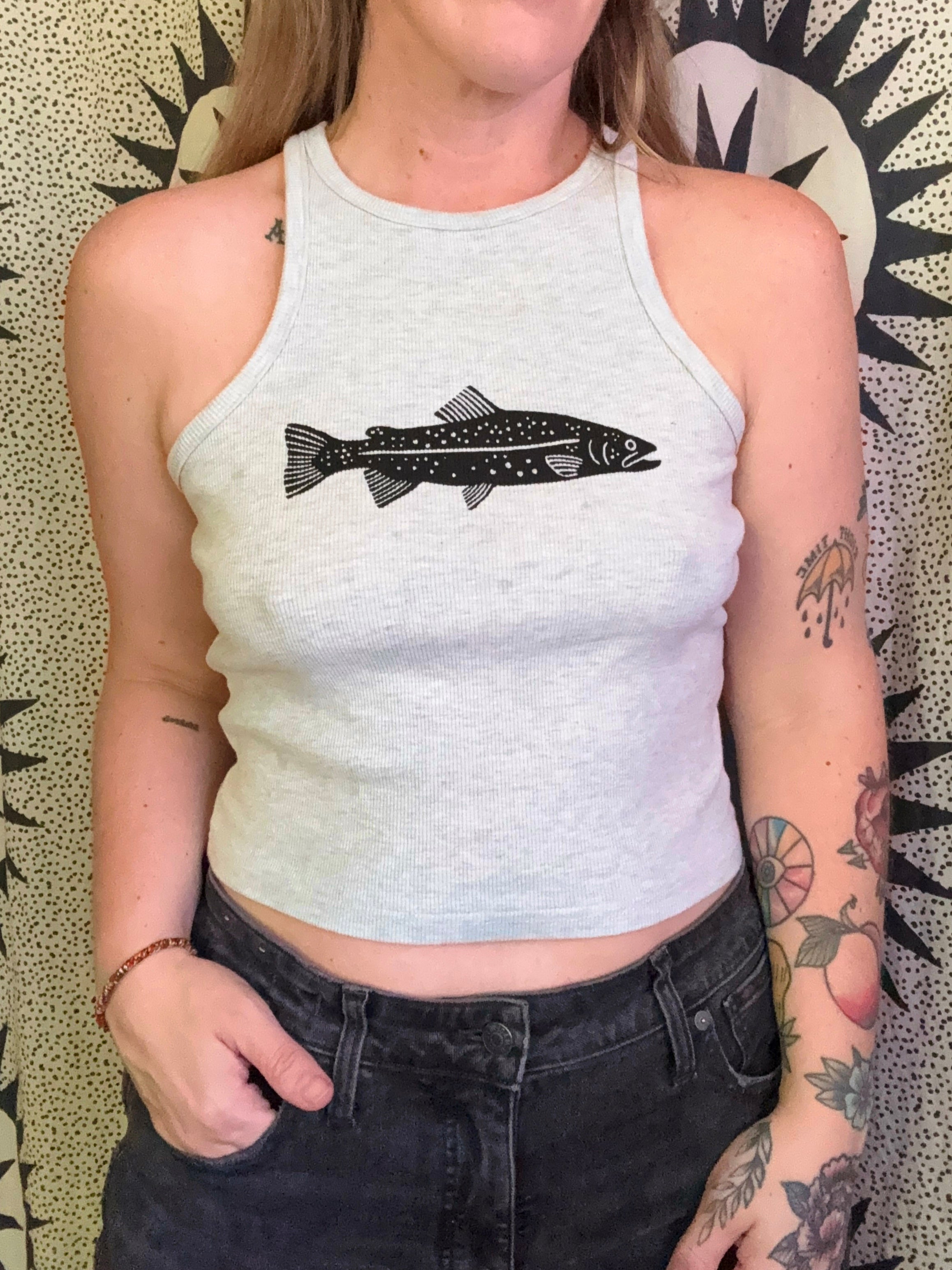Grey Ribbed Trout Tank