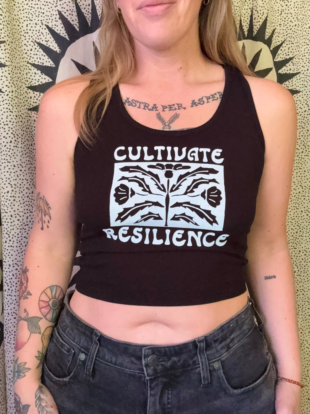 Black Cultivate Resilience Tank