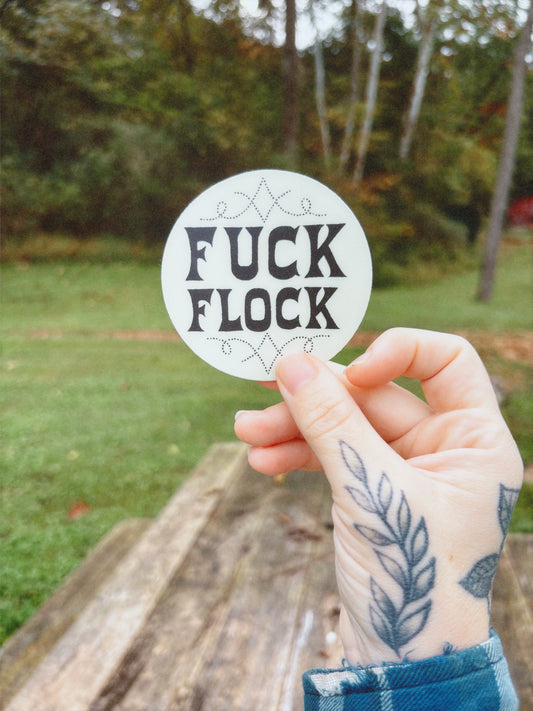 Fuck Flock Sticker