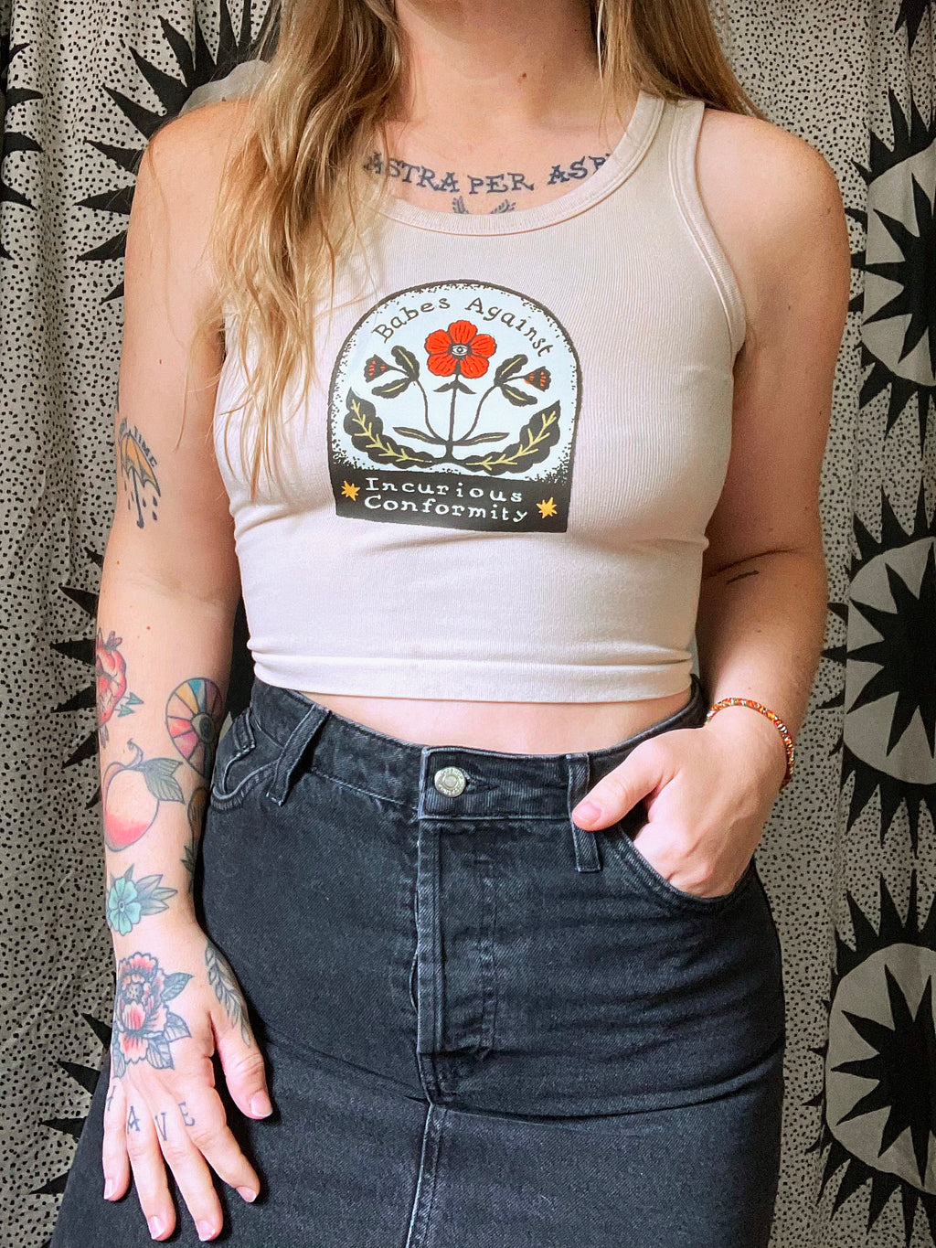 Beige Babes Against Incurious Conformity Tank