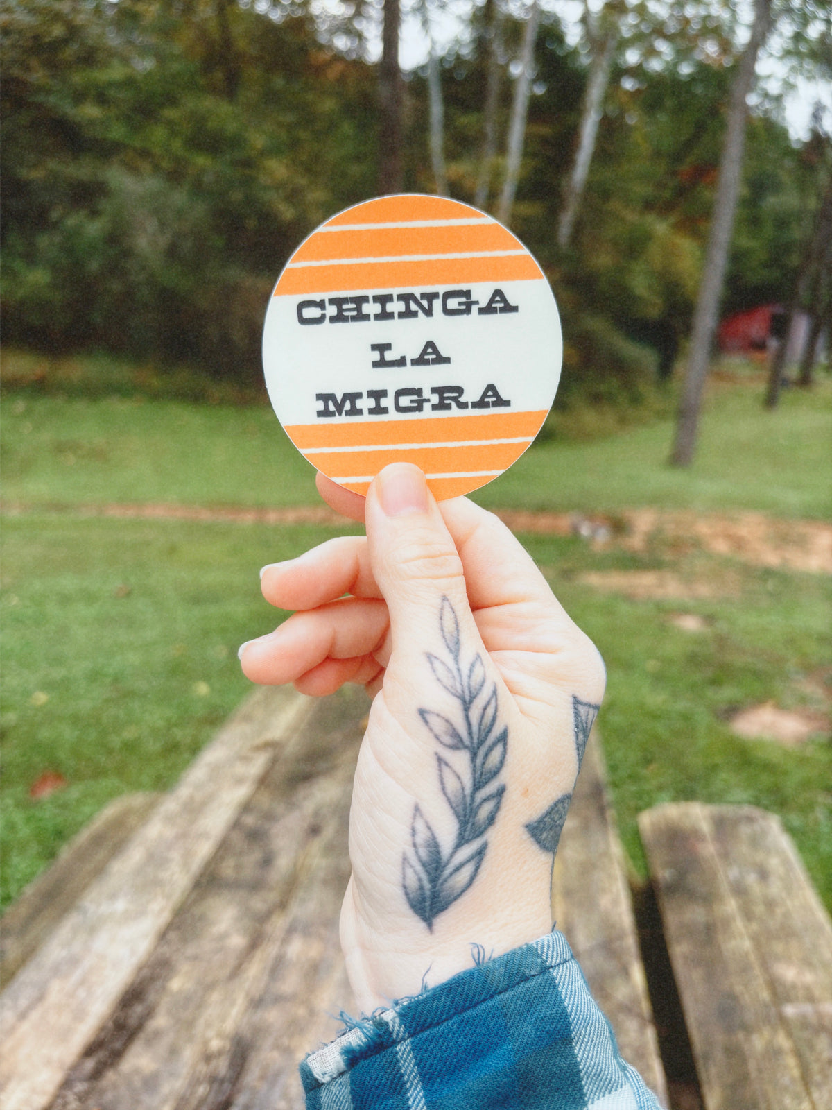 Chinga La Migra Sticker