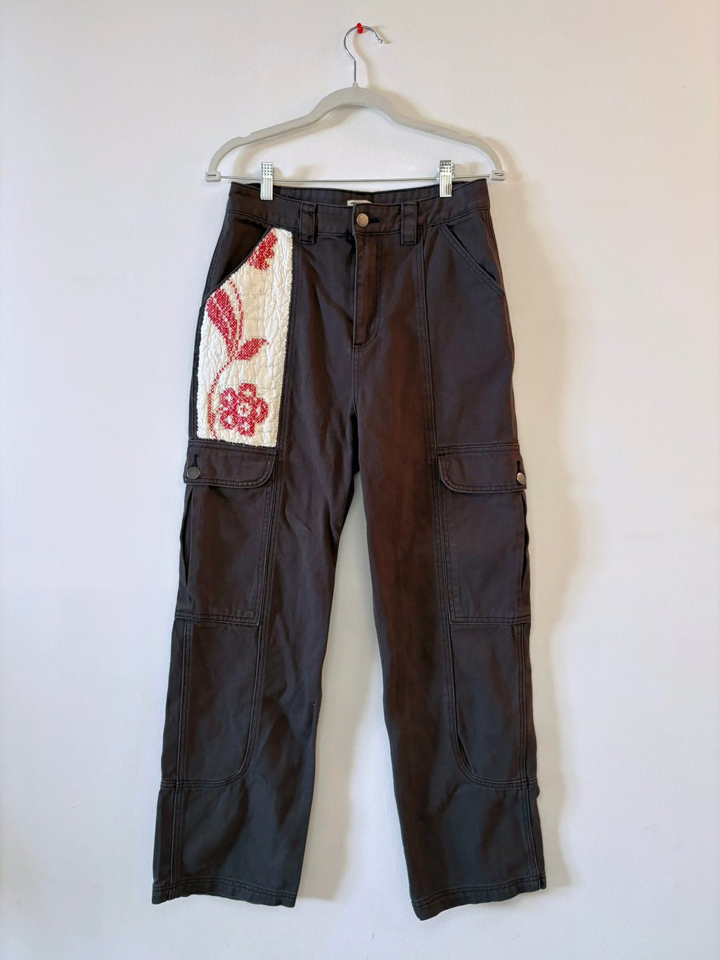Vintage Quilt Patch Carpenter Pants