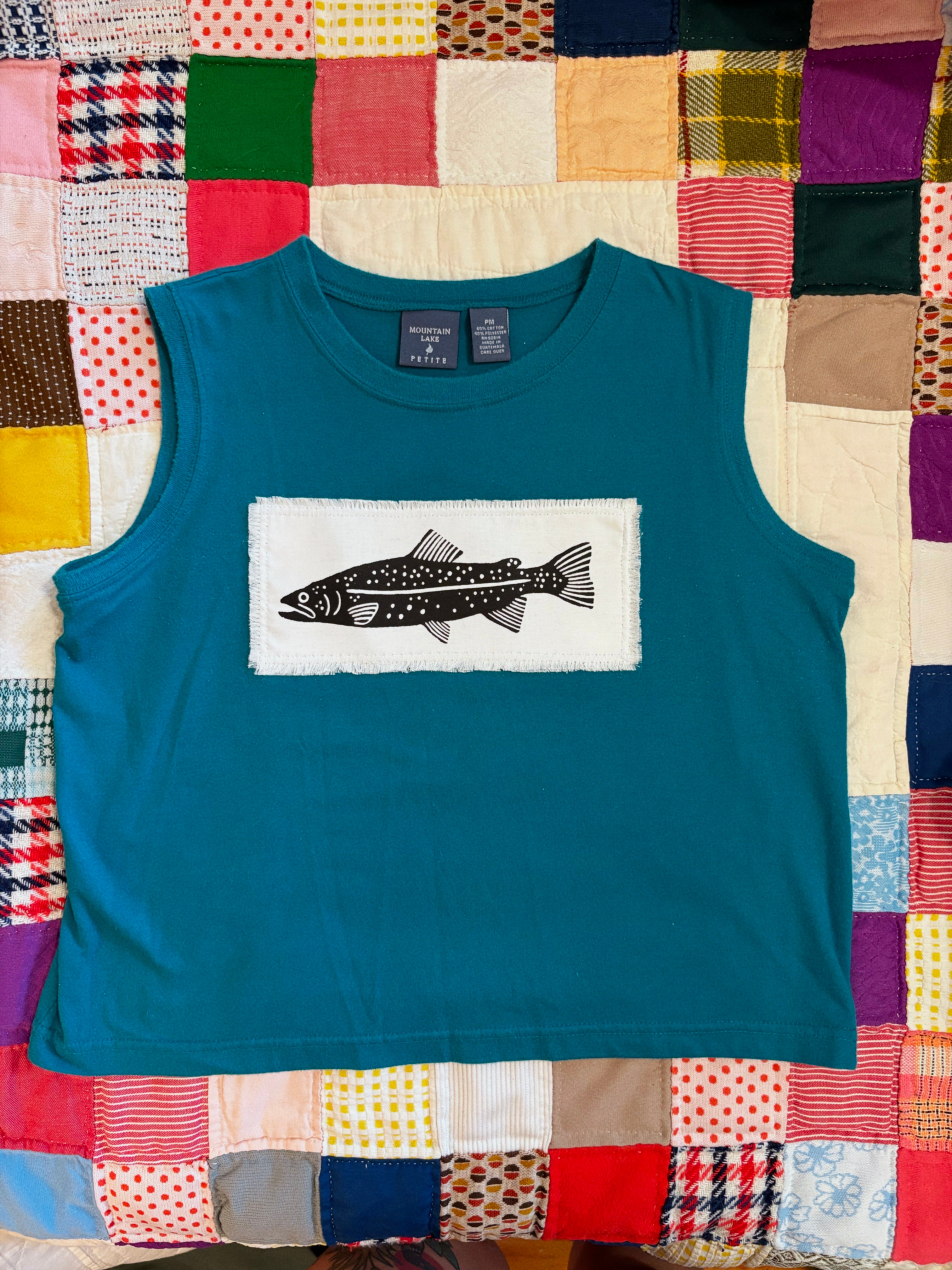 Vintage Trout Patch Tank Top